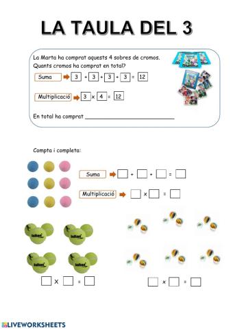 La taula del 3