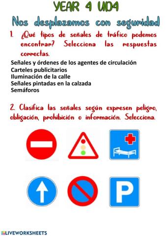 Nos desplazamos con seguridad