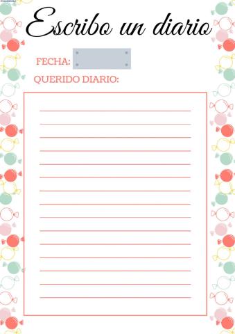 Escribo un diario