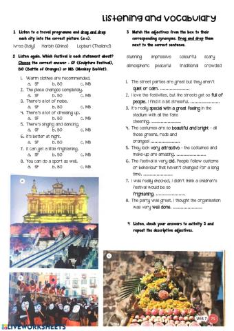 Describing festivals