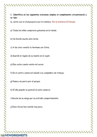 Complemento Circunstancial