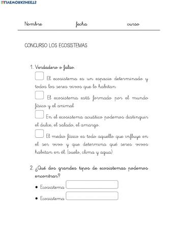 concurso ecosistemas