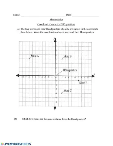 Coordinate Geometry