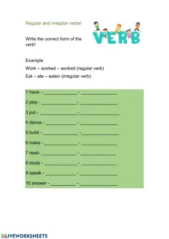 Verbs