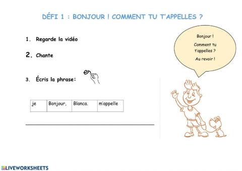 Bonjour!