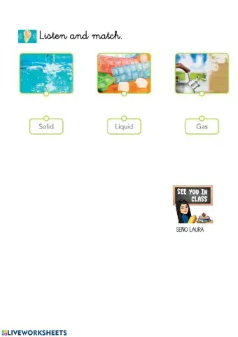 Solid, liquid and gas