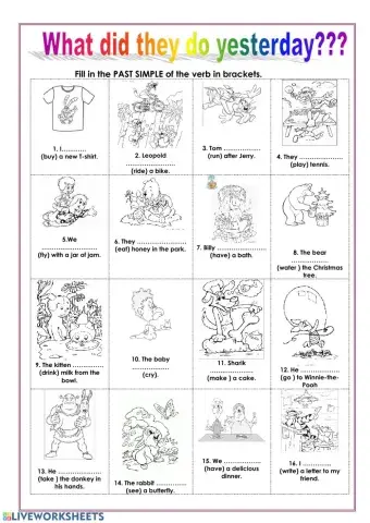 Welcome 2 Unit 12 Irregular verbs