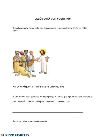 Jesús está con nosotros