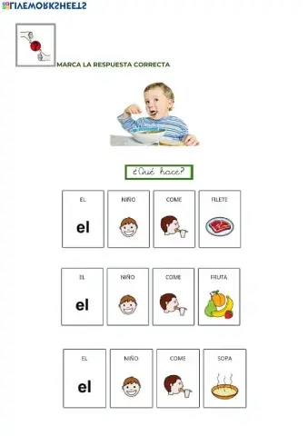 Elige la frase correcta