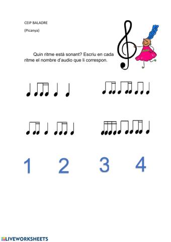 RITME reconeixement auditiu