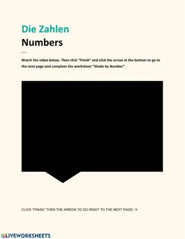Zahlen 21-100 Video Lesson