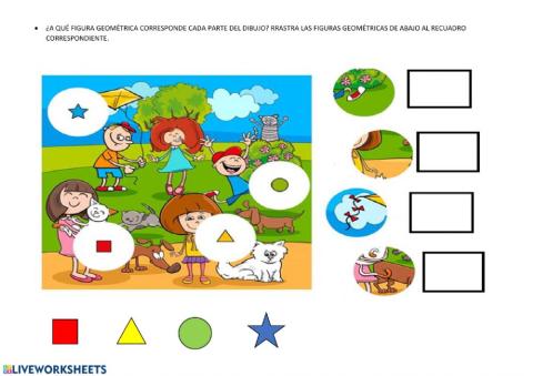 Coloca la figura en su lugar