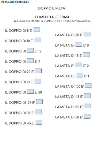 Doppio e meta'