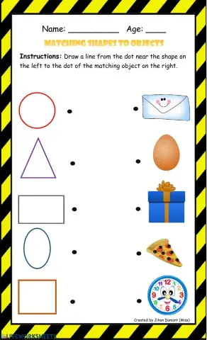 Matching Shapes to Objects