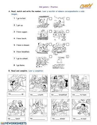 2nd Juniors B - Routines and time