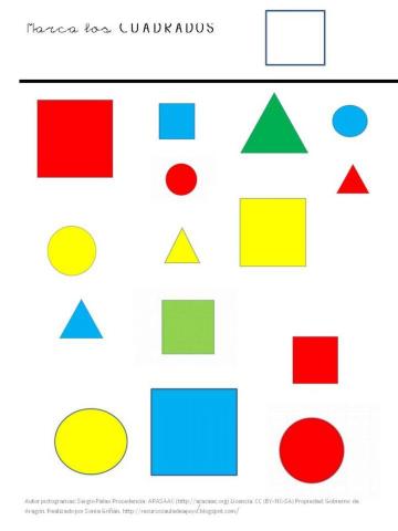 Las formas:el cuadrado