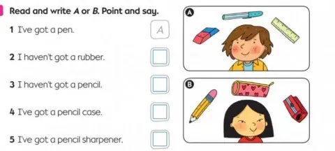 School objects have got.