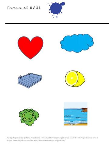 Los colores:el azul