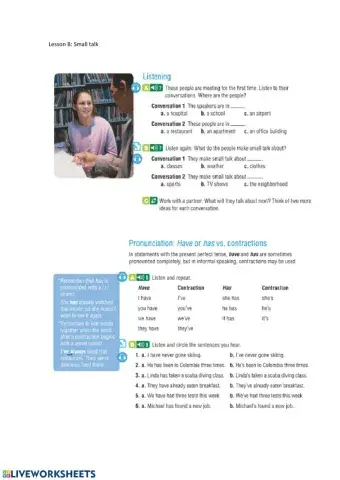 Make small talk with new people