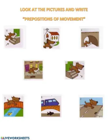 Prepositions of movement