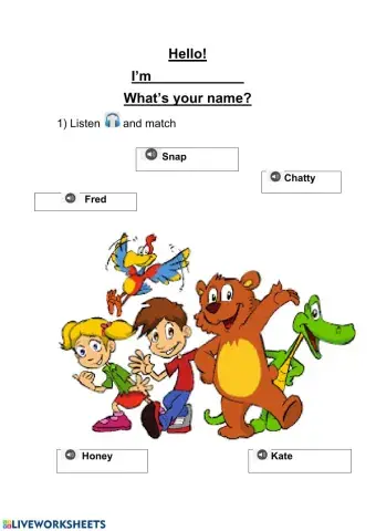 Greeting book characters