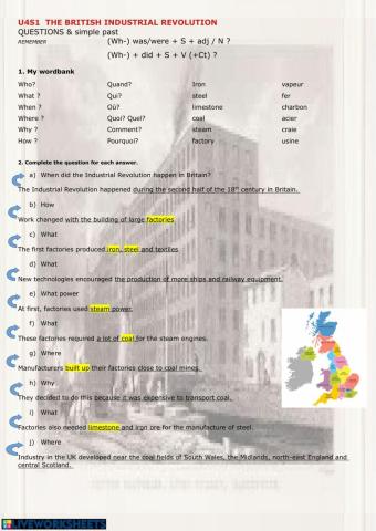Simple past questions