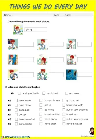 Things we do every day