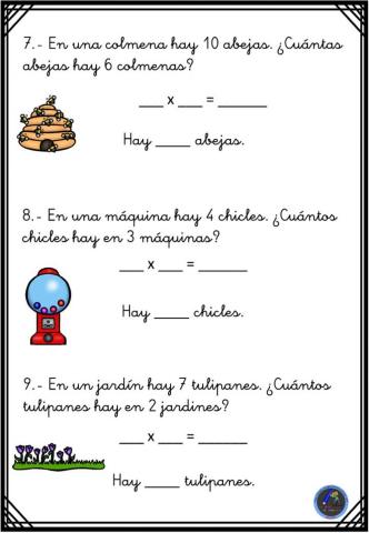 Problemas de multiplicaciones