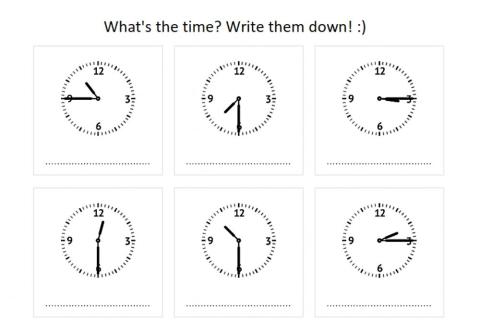 What's the time?