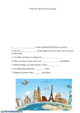 Why travelling is important