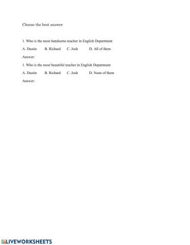 MC questions