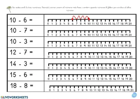 Restes amb tira numèrica