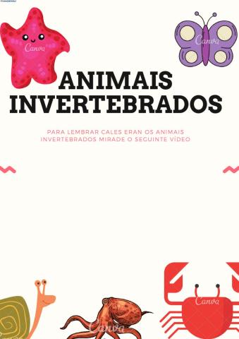 Animais invertebrados (vídeo)