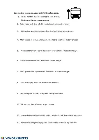 Infinitive of purpose