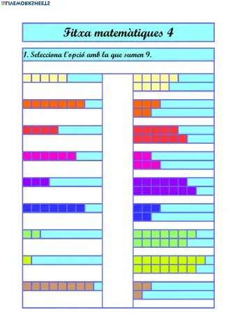 Fitxa de matemàtiques 4