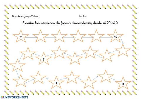 Retrocuenta desde 20-0