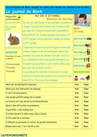 Compréhesion écrite