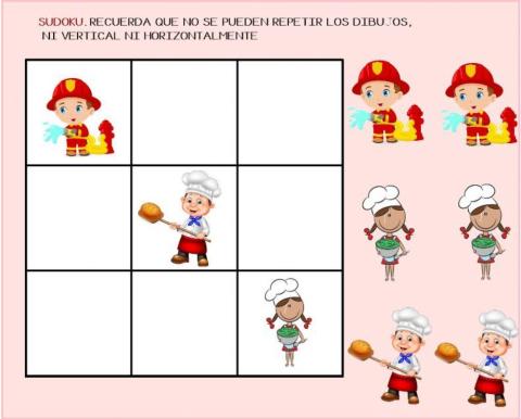 sudoku profesiones