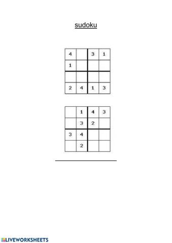 Sudokuak 3
