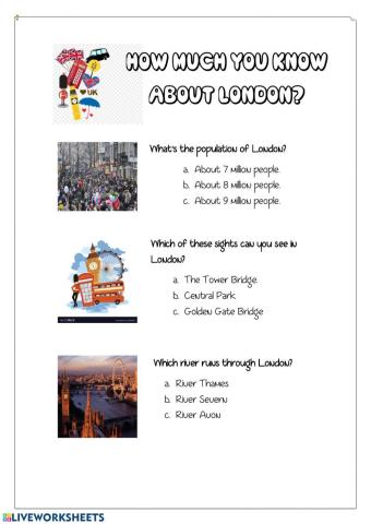 How much you know about London?