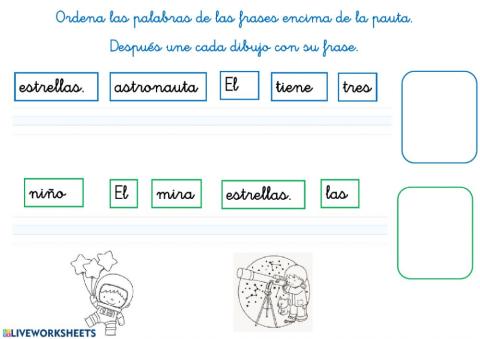 Lectoescritura espacio
