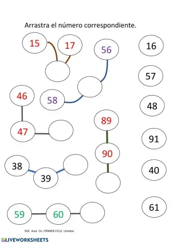 Completar serie numérica 0-100