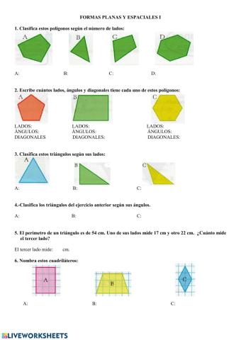 Formas planas y espaciales i