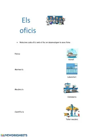 Oficis i llocs de treball