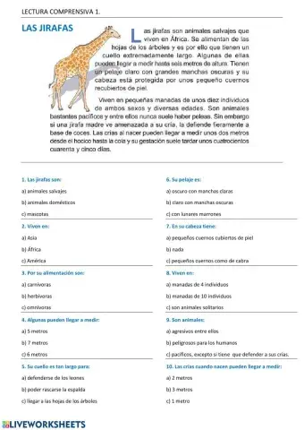 Comprensión Lectora 1