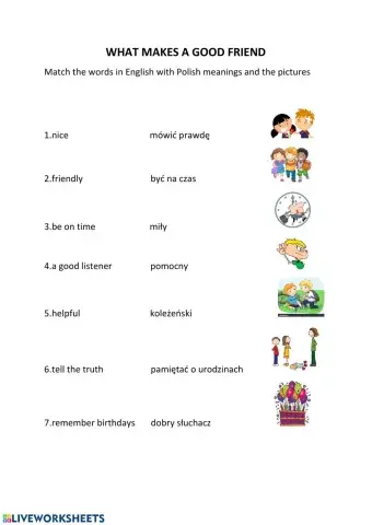 What makes a good friend