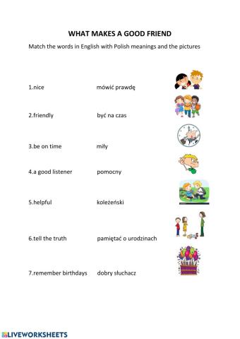 What makes a good friend