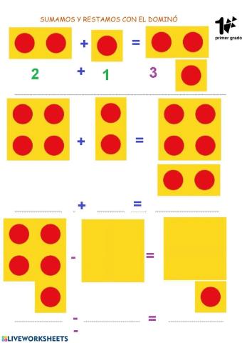 Sumamos y restamos con el dominó de Mialaret