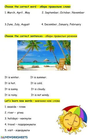 Spring time  - les. 5