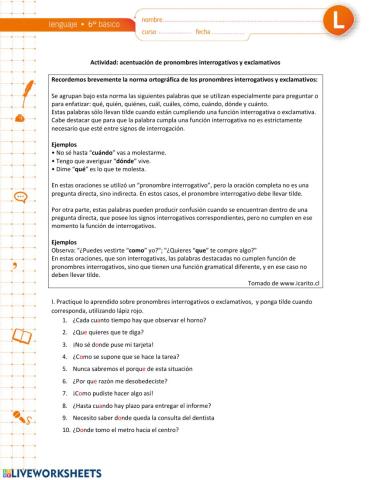 Pronombres interrogativos